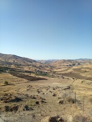 landscape in the desert of Algeria