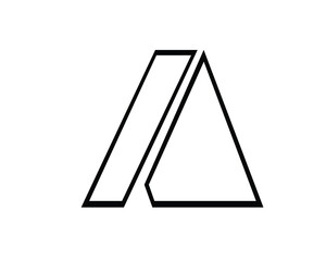 a and s creative logo letters