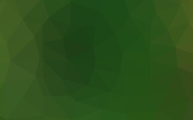 Light Green vector low poly layout. Shining colored illustration in a Brand new style. Brand new design for your business.