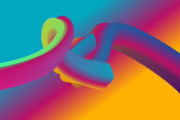 Abstract red, blue, color gradient background design