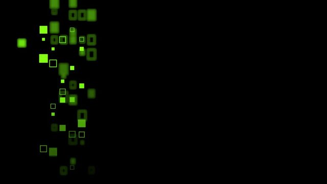 Data stream motion Graphic, gives the impression of computer code being compiled and computed streamed and processed. used as an overlay on someone typing it would be ideal to show someone programing