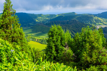 Fototapeta premium Beautiful landscape in Azores
