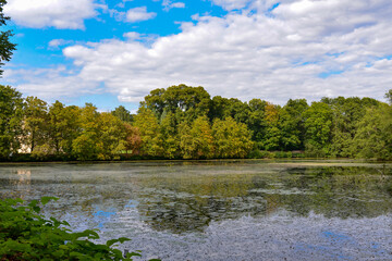 Backhausteich am Jagdschloss Kranichstein in Darmstadt-Hessen