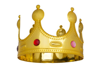 King crown isolated on white background