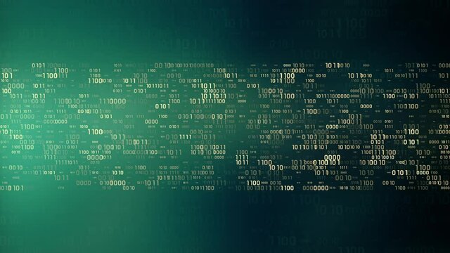 Blocks of abstract program code are written and moved in the virtual space