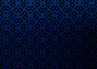 Dark BLUE vector cover in polygonal style. Glitter abstract illustration with rectangular shapes. Pattern can be used for websites.