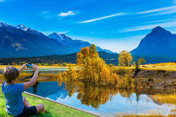 Warm September in the mountains