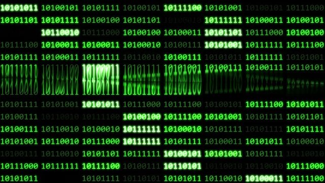 Data Digital Binary Code animation