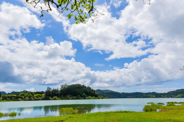 Furnas lake in Sao Miguel island