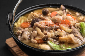 冬の定番料理　豚汁