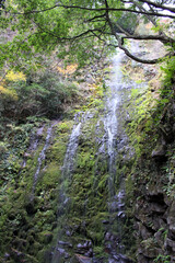 Reaching Onbara Falls in Beppu, Oita