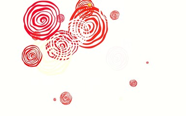 Light Green, Red vector abstract backdrop with roses.