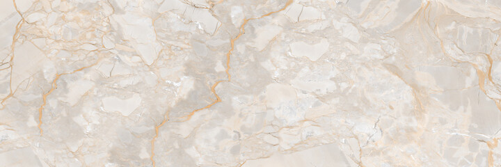 Fototapeta na wymiar Abstract Real White Stone Detailed Marble With Golden Texture Background, Design And Art work.