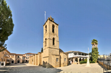 Fototapeta na wymiar The Cathedral of St. John the Theologian located in Nicosia, the capital city of Cyprus. 