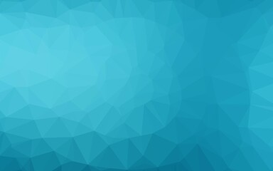 Light BLUE vector abstract polygonal texture. Triangular geometric sample with gradient.  Template for a cell phone background.