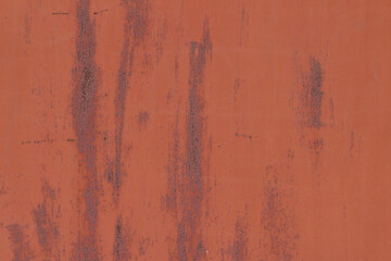 Red grunge wall surface, background. Close up