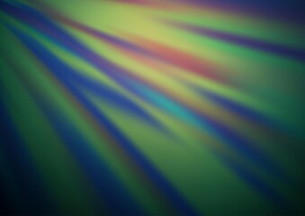Dark Blue, Green vector blur pattern. A completely new color illustration in a bokeh style. The template can be used for your brand book.