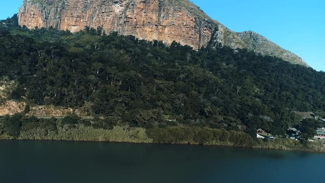 Drone skyview of Port Saint John's, South Africa, cars, shoot with Phantom 4 pro in Jun 2018 FULL HD 1080 aerial footages
