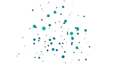 Light Blue, Green vector pattern with spheres. Colorful illustration with blurred circles in nature style. Pattern for beautiful websites.