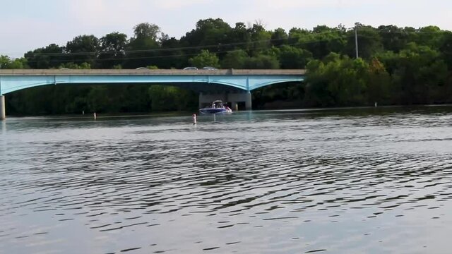 Some footage of boats.