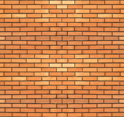Obraz premium Red simple brick wall background.