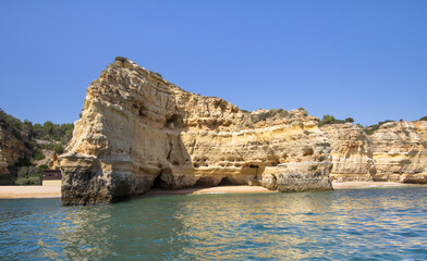 Praia Marinha in Portimao, Algarve, Portugal