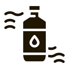 Medicine Bottle Biohacking Icon Vector . Contour Illustration