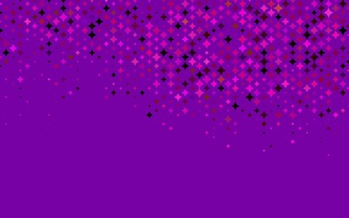 Light Pink, Yellow vector layout with bright stars. Modern geometrical abstract illustration with stars. The pattern can be used for wrapping gifts.