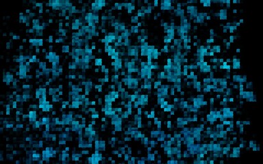 Dark BLUE vector background with rectangles. Glitter abstract illustration with rectangular shapes. Pattern can be used for websites.