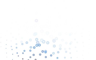 Light Gray vector template with circles.