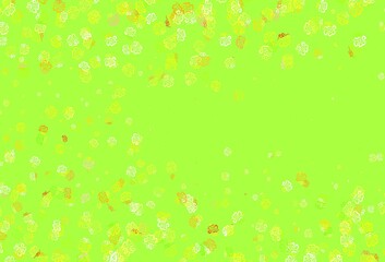 Fototapeta premium Light Green, Red vector backdrop with memphis shapes.