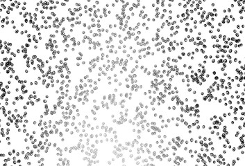 Light Silver, Gray vector pattern with spheres.