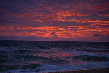 Fototapeta premium ベトナムフーコック島の夕焼け