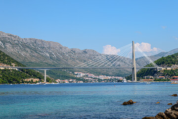 Bridge over the sea