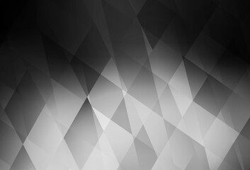 Dark Gray vector texture in rectangular style.