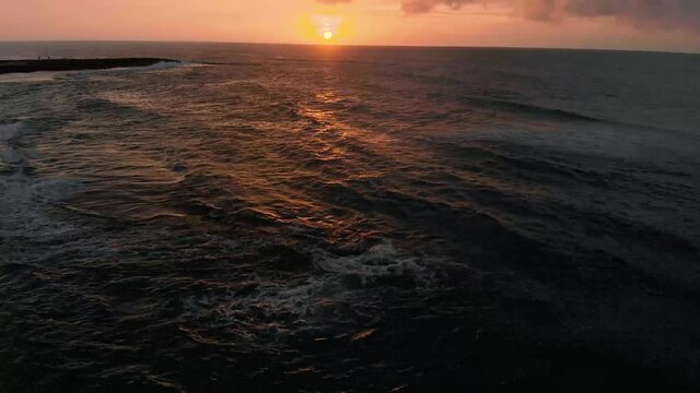 Drone shot - Hawaii sunset