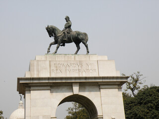 Victoria Memorial in Kolkata, which a famous landmark for the city of Calcutta