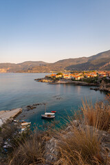 Kardamyli (Kardamili) view from above at Mani, Greece