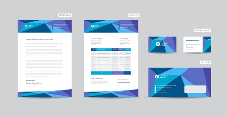 Corporate Business Branding Identity  | Stationary Design | Letterhead | Business Card | Invoice | Envelope | Startup Design
