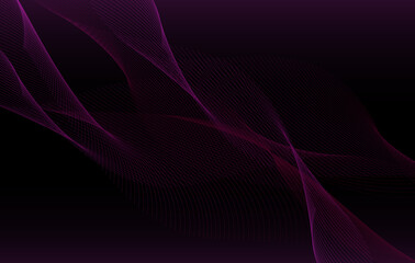 abstract background waves spectrum, dynamic line, purple background
