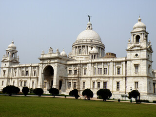 Victoria Memorial in Kolkata, which a famous landmark for the city of Calcutta