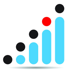 Dotted Line Logo Vector Design Element .