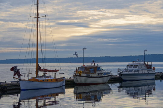 Boote an der Ostsee