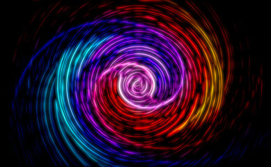 Colorful whirlwind. Graphic digital abstract background
