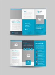 Business Tri-fold Brochure Design | Three Folded Flyer | Handout Design
