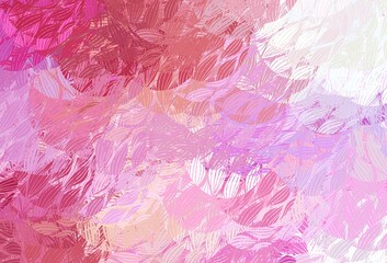 Fototapeta premium Light Red, Yellow vector backdrop with memphis shapes.