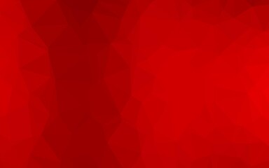Fototapeta premium Light Red vector abstract mosaic pattern. Geometric illustration in Origami style with gradient. Completely new design for your business.