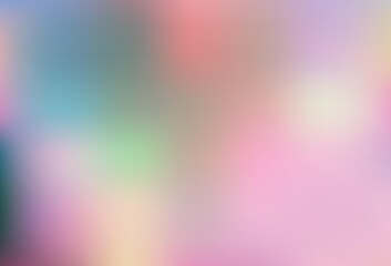 Light Pink, Green vector colorful blur backdrop.