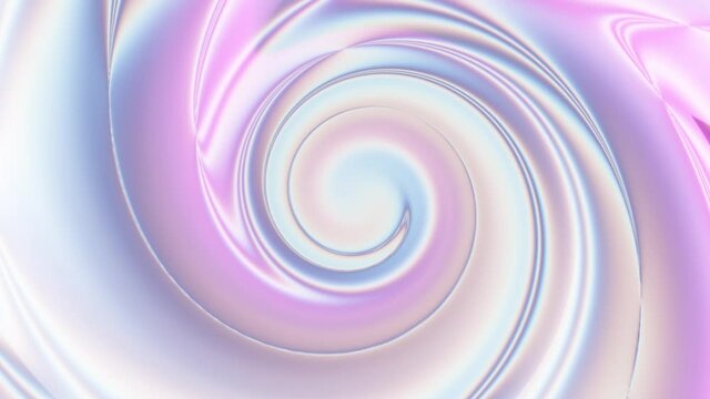 Fractal swirl of pearl shades change color