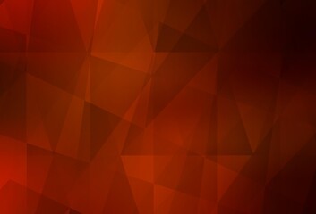 Obraz premium Light Red vector low poly texture.